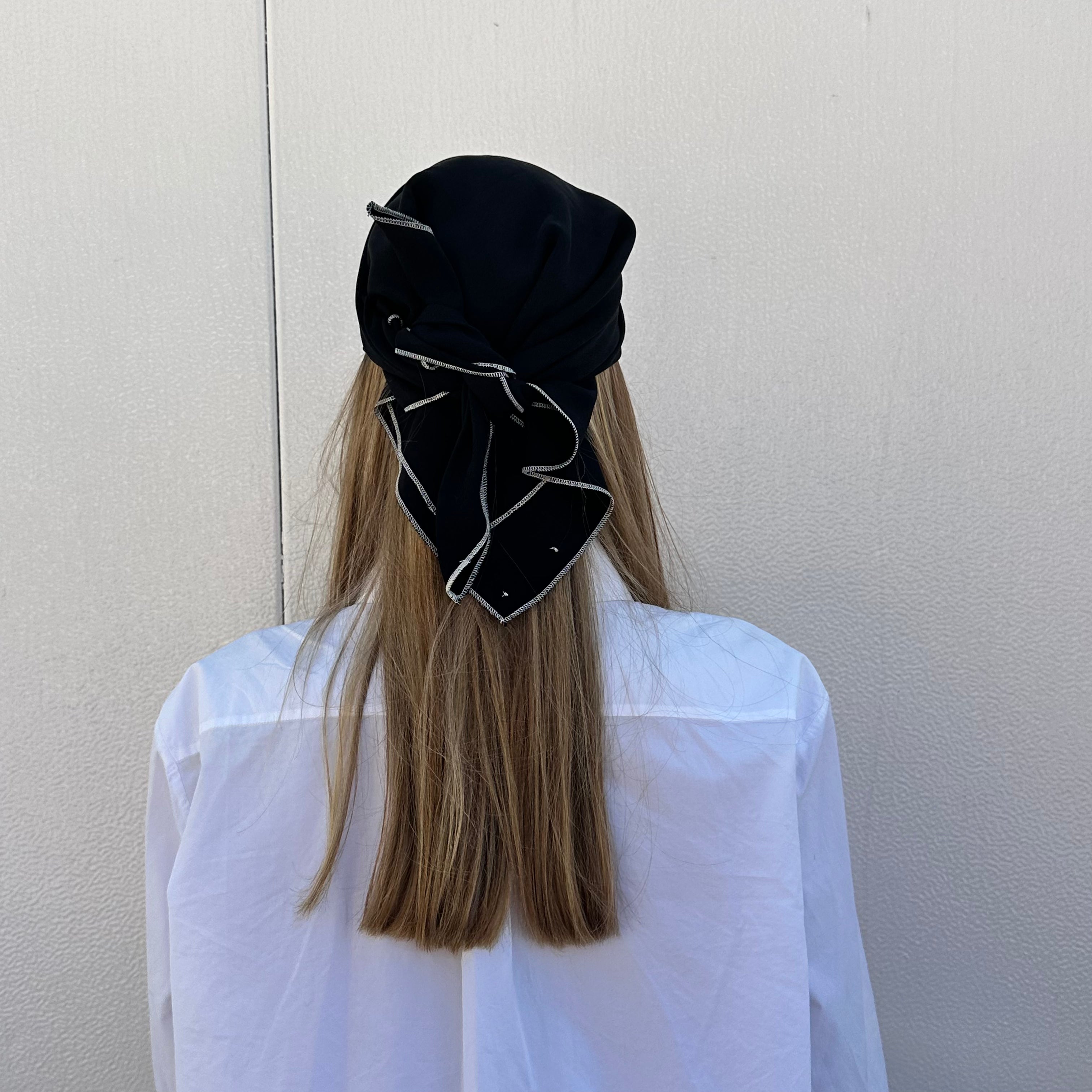 Black Tencel Bandana